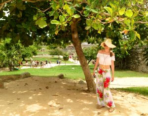 Top: H&M Trousers: from a market in Sri Lanka Hat: Bijoux